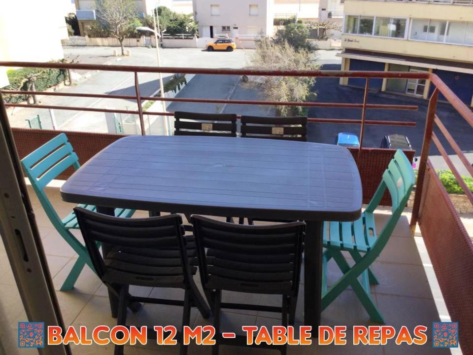 T3 Vue Mer Avec Acces A La Plage, Wifi, Clim - Dansnotreappart-Com - Valras-Plage Esterno foto